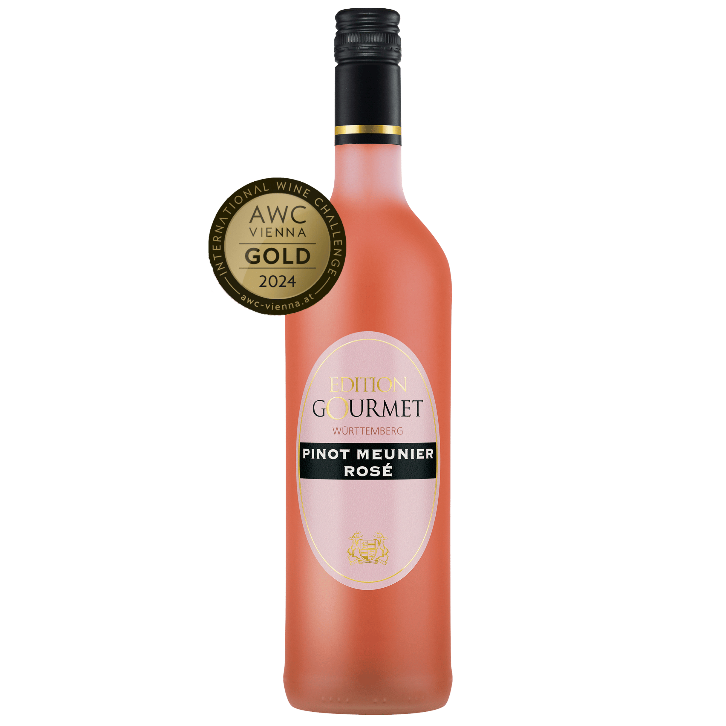 Roséweinflasche der Sorte Pinot Meunier aus dem WZG Weinshop